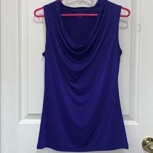 Worthington Sleeveless Cowl neck dress shirt